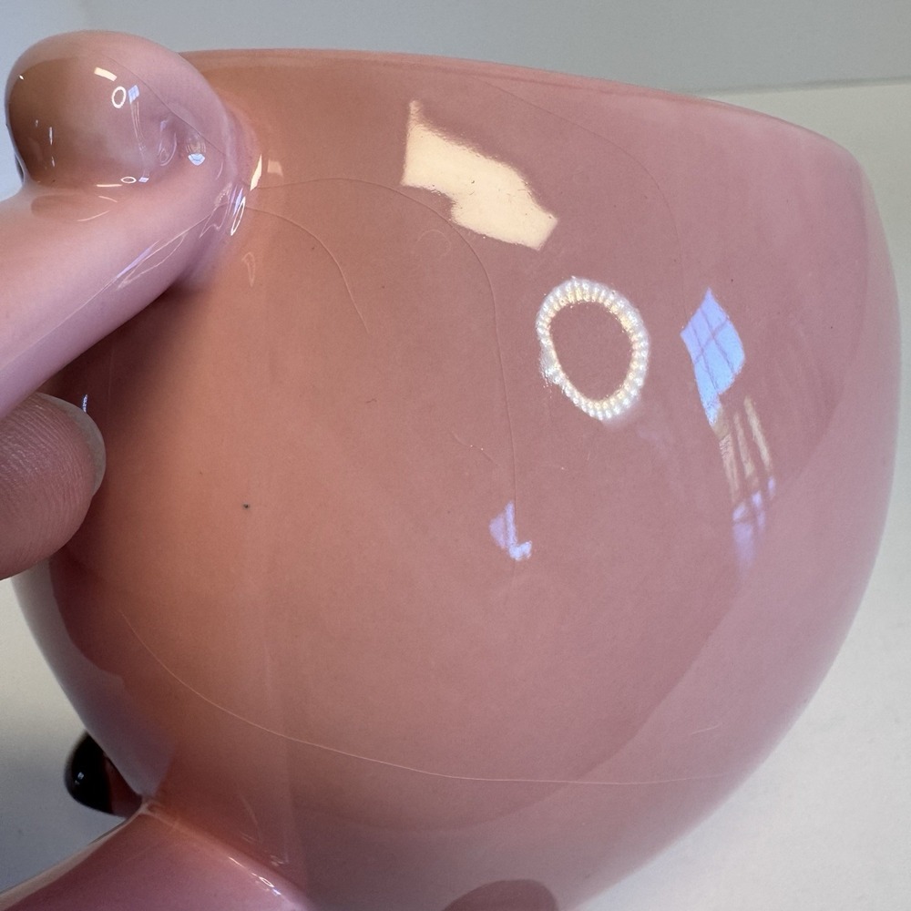 3D Pig Coffee Mug Tea Cup Whimsical Farmhouse Gift - Picture 8 of 9
